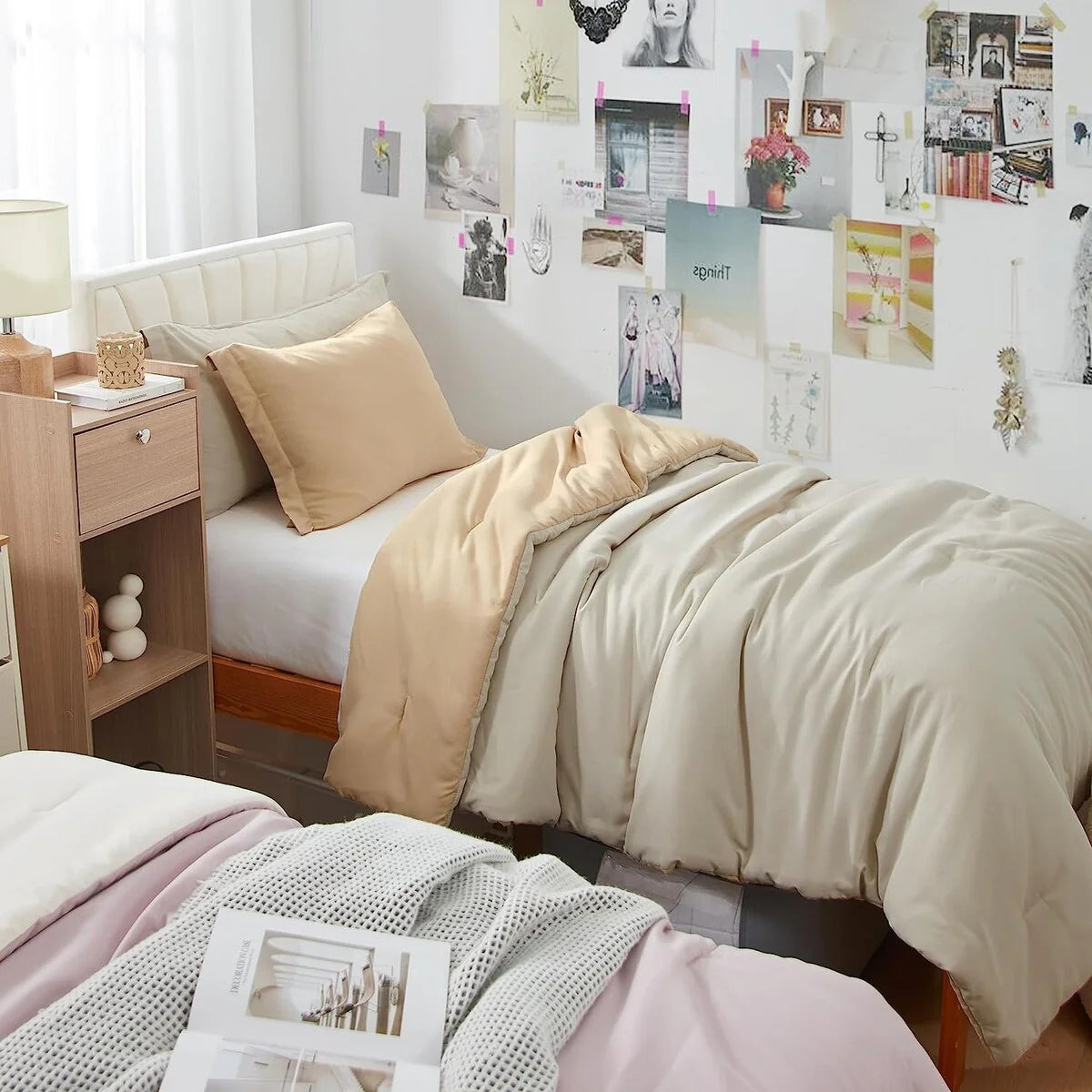 Dorm Haul? - Cozy College Comforter Set - Twin XL Reversible Bedding