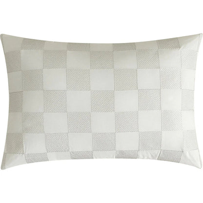Nanshing Greta 7 Piece Boho Striped Checkered Comforter Set