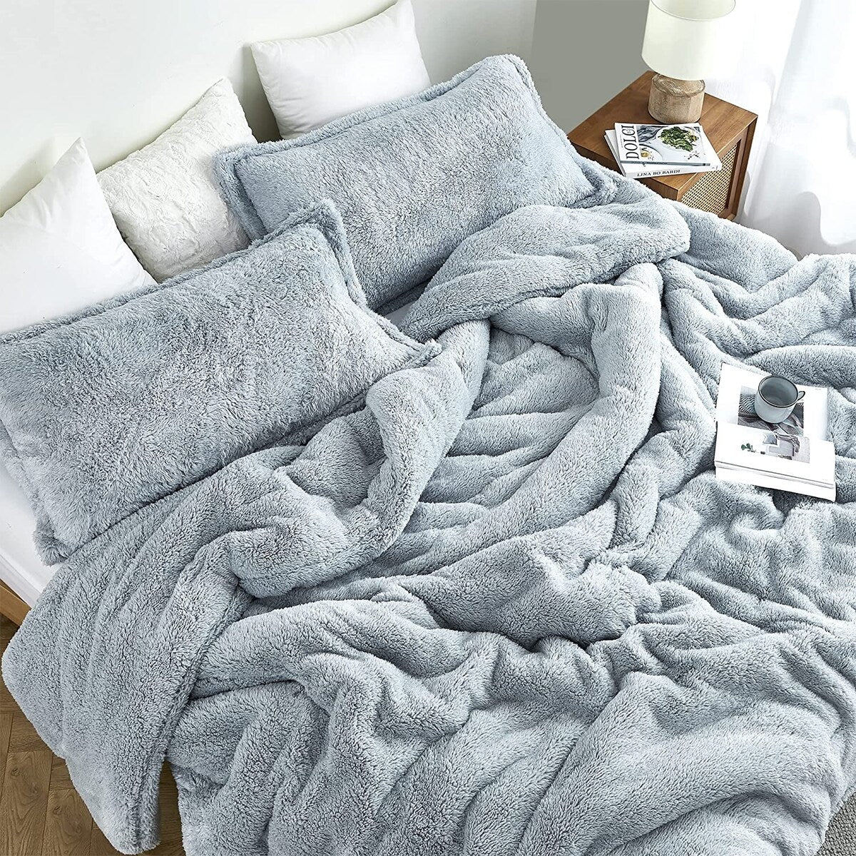 The Original Plush - Coma Inducer? Oversized Comforter - Frosted Arctic Ice