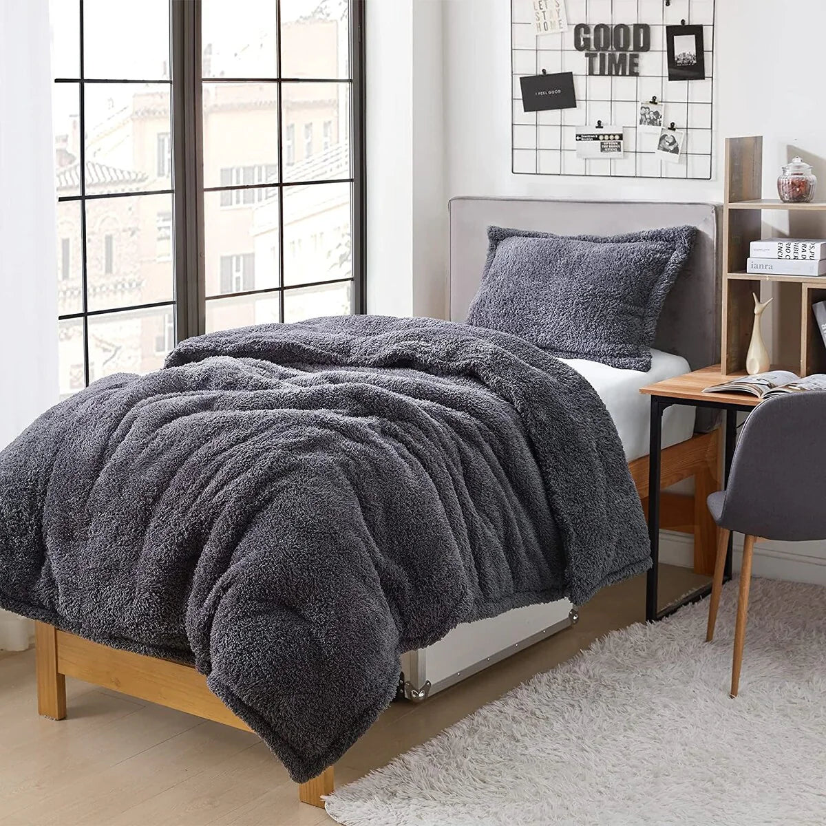 Shankapotomus - Coma Inducer? Oversized Comforter Set - Tornado Gray