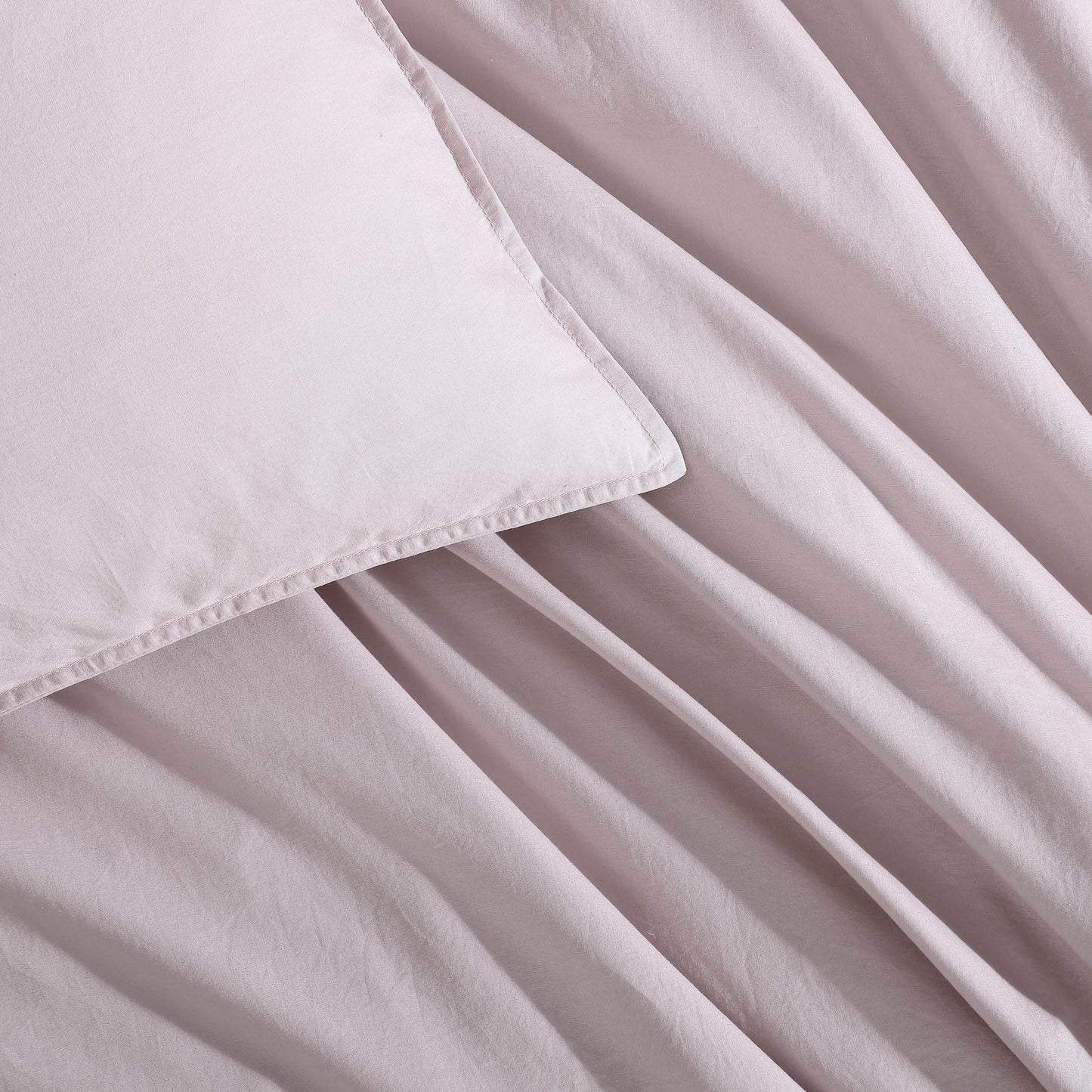 Calvin Klein Washed Percale Cotton Solid Comforter Set