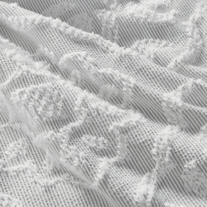 Madison Park Maeve 3 Piece Tufted Woven Medallion Comforter Set
