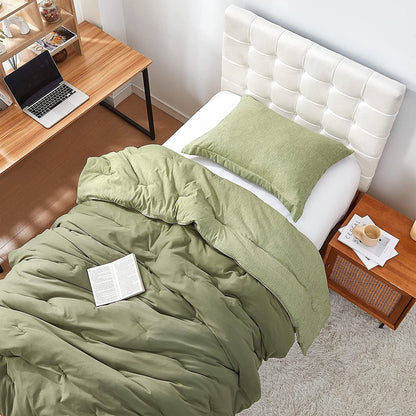 Yoga Pants? - Coma Inducer? Oversized Cooling Comforter Set - Military Green