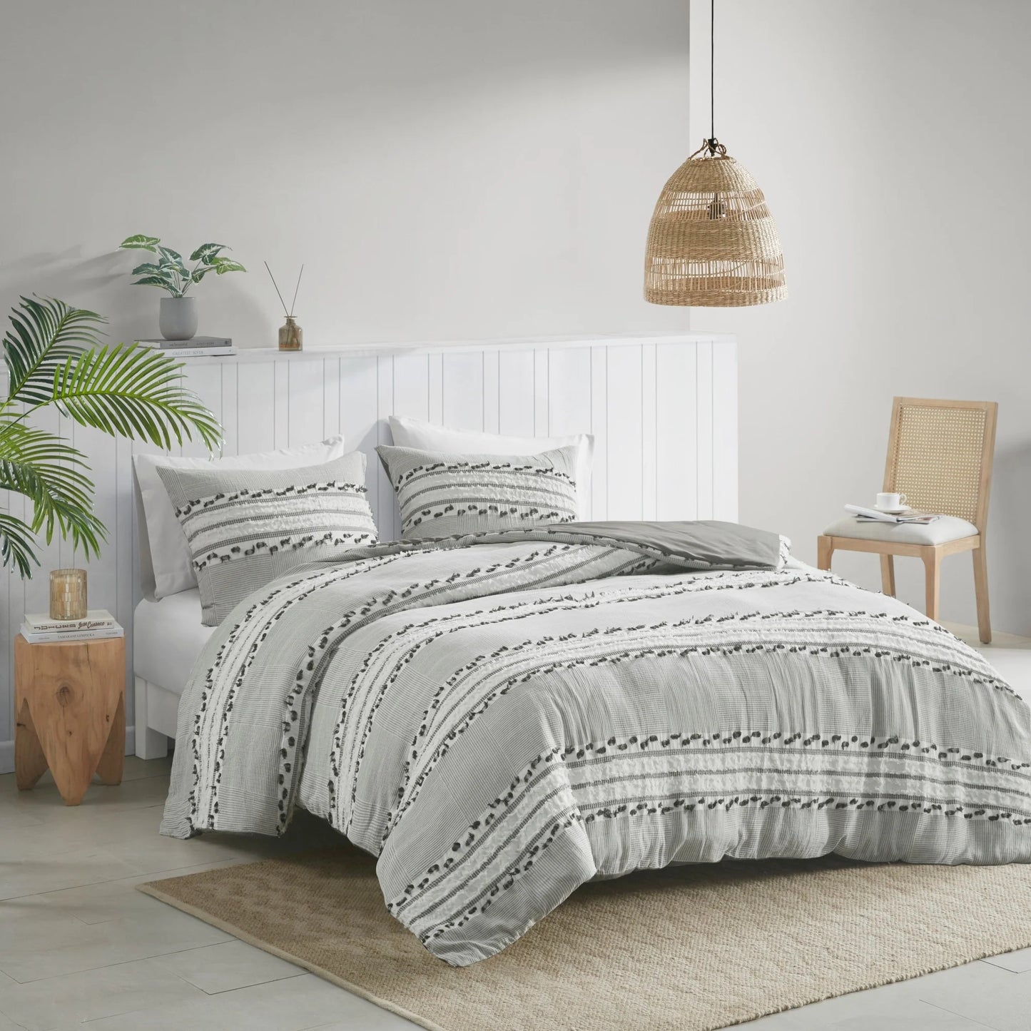 INK+IVY Lennon Organic Cotton Jacquard Comforter Set