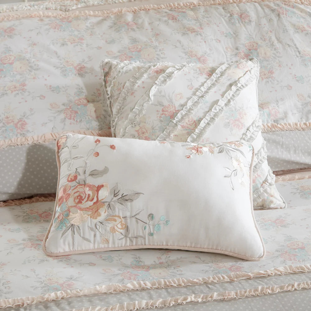 The Gray Barn Newbridge Peach Cotton Percale Comforter Set