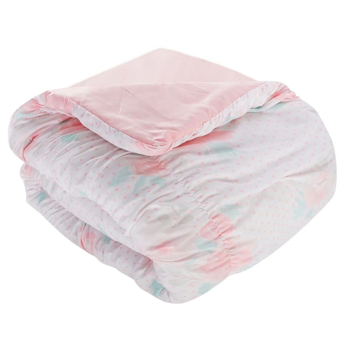 Tabitha Smocked Floral Ultra-soft Microfiber Comforter Set with Soft Pillows