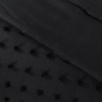 Tufted Design Jacquard Comforter Set