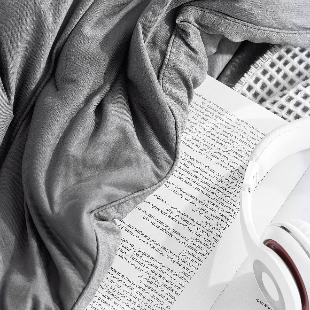 Yoga Pants? - Coma Inducer? Oversized Cooling Comforter Set - Steel Gray
