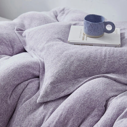 Sweater Weather? - Coma Inducer? Oversized Comforter Set - Snowy Purple