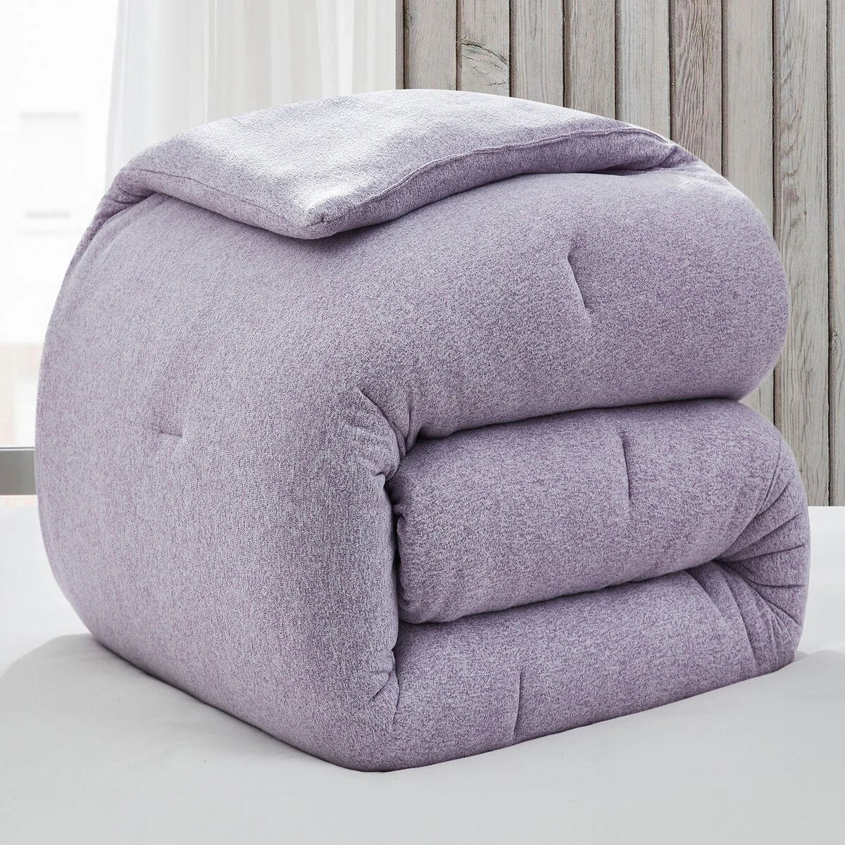Sweater Weather? - Coma Inducer? Oversized Comforter Set - Snowy Purple