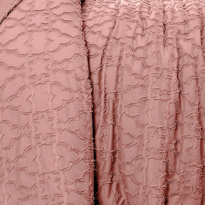 Stella Clipped Jacquard Comforter Set
