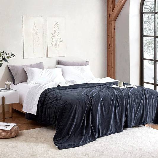 Chommie Weighted Coma Inducer? Comforter - Cuz I'm Cozy - Blackened Navy Ink