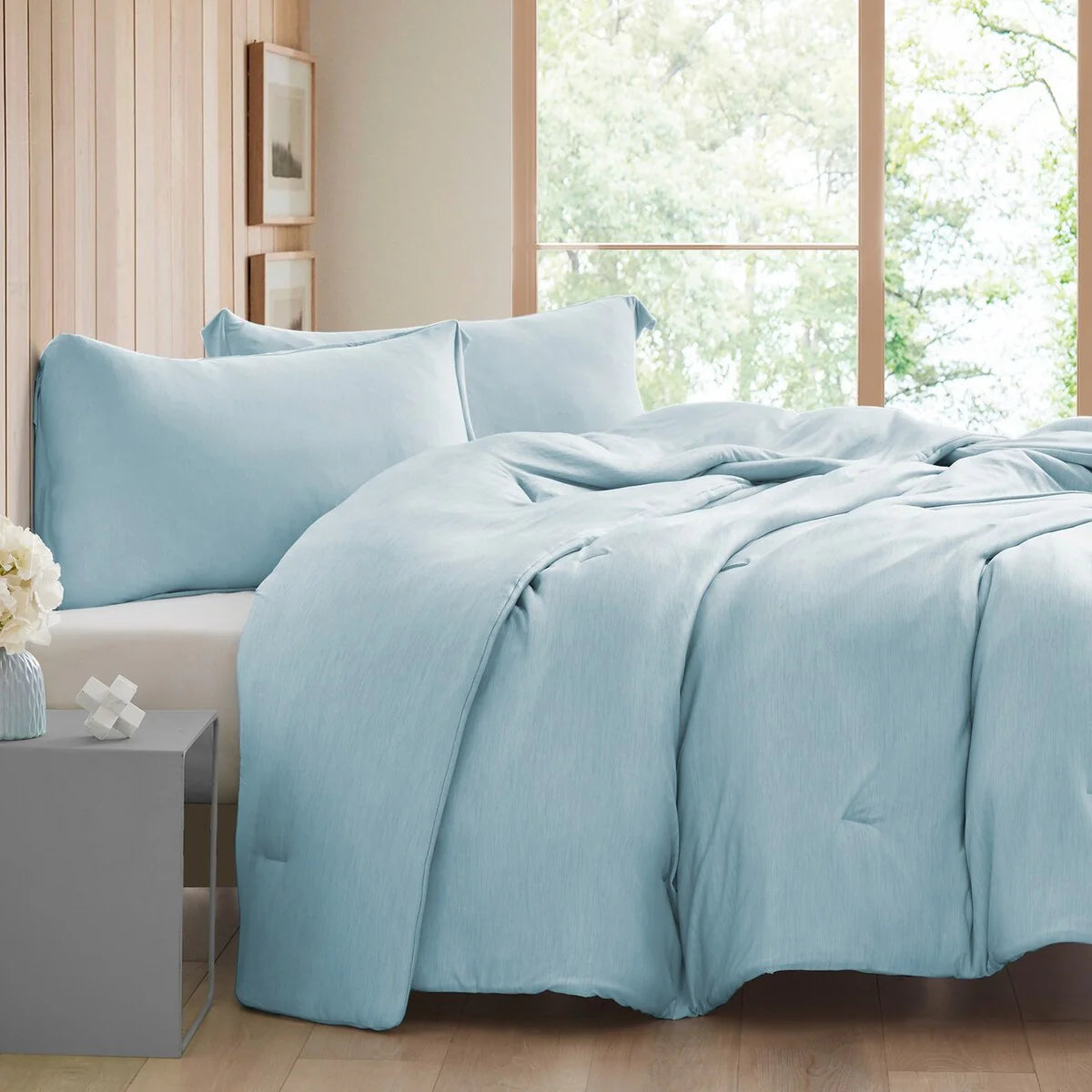 Cooler Than Cool - Coma Inducer? Oversized Comforter Set - Summer Sky Blue