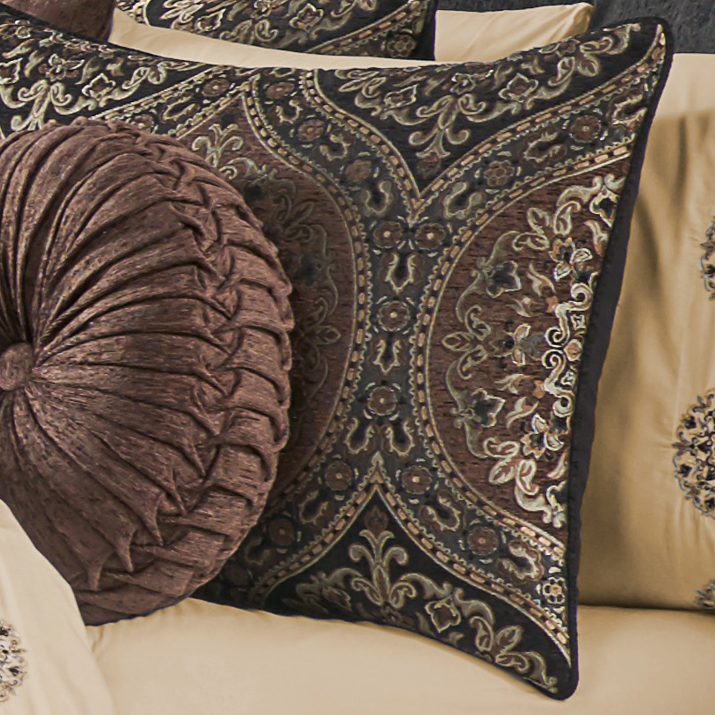 Five Queens Court Mahogany Comforter Set