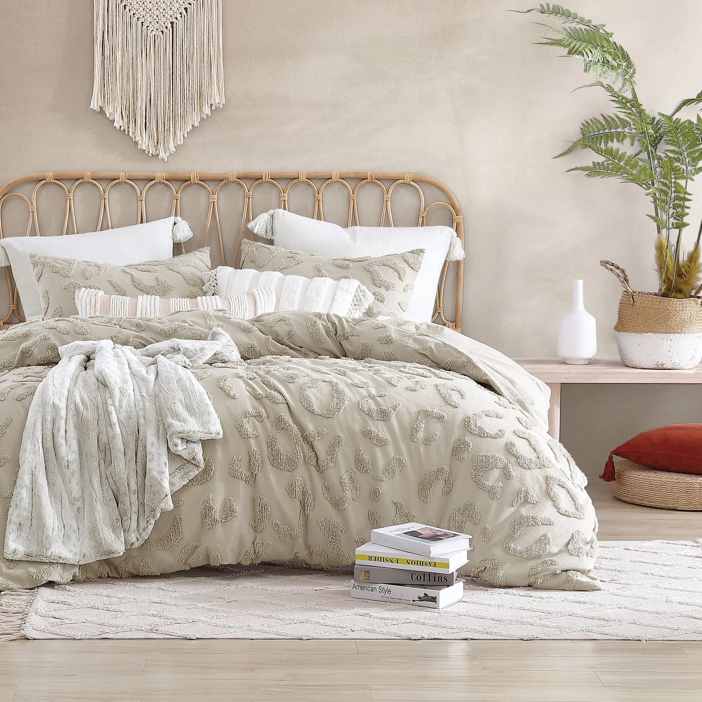 Peri Home Chenille Leopard Comforter Set