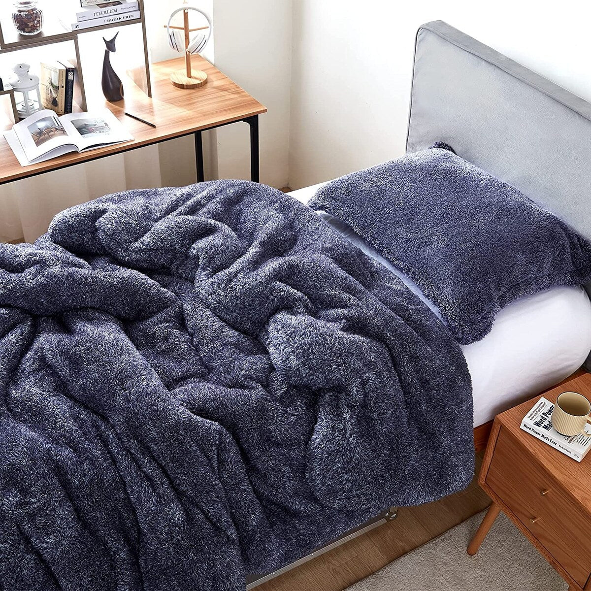 The Original Plush - Coma Inducer? Oversized Comforter - Frosted Cobalt