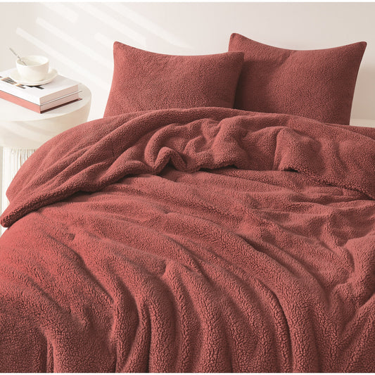 Brooklyn Loom Marshmallow Sherpa Comforter Set