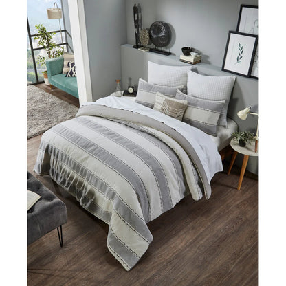 Better Trends Janson Collection Poly/Cotton Comforter Set with Sham - Absorbent, Moisture-Wicking, Machine Washable, Tumble Dry