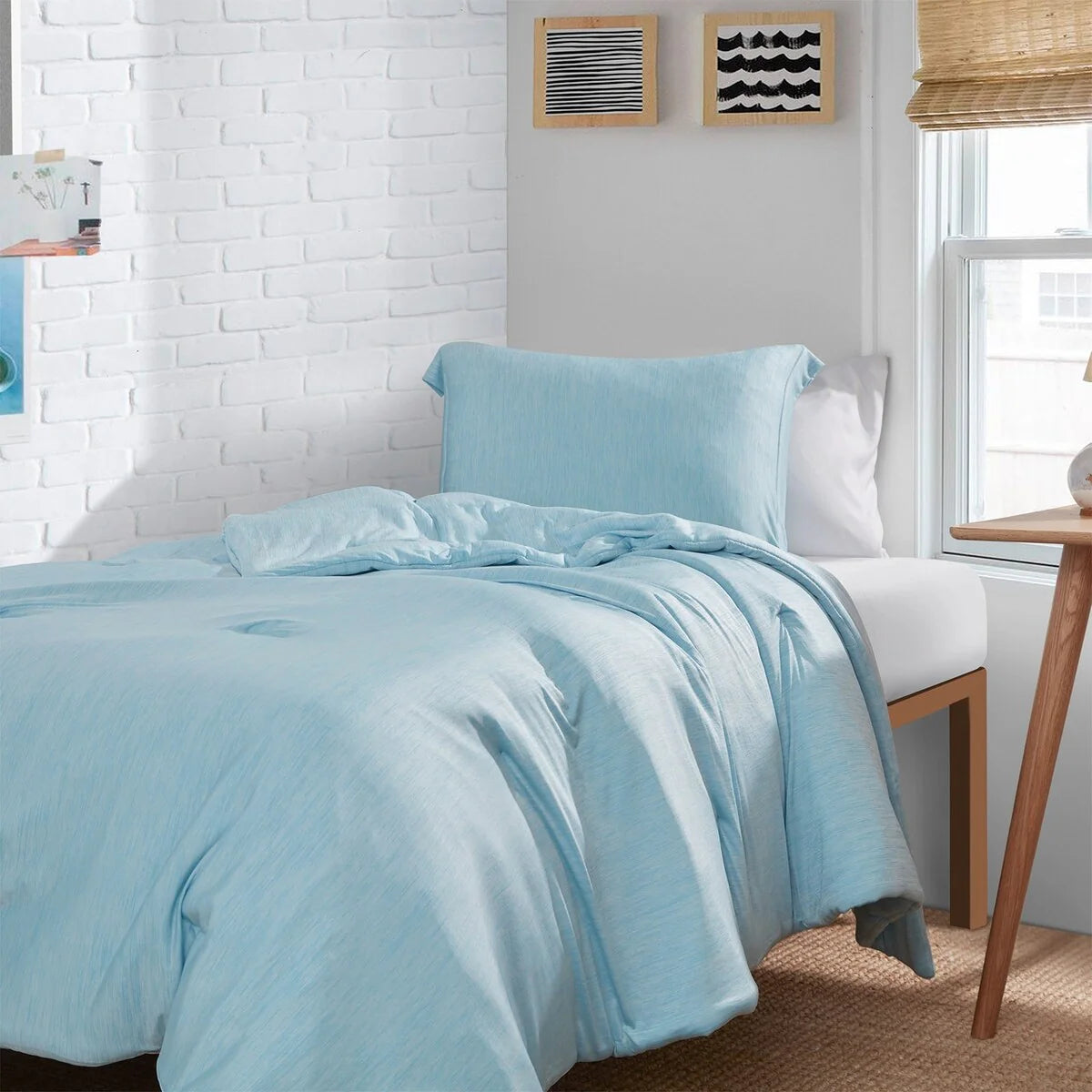 Cooler Than Cool - Coma Inducer? Oversized Comforter Set - Summer Sky Blue