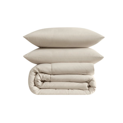 Truly Soft Green Recycled Solid Comforter Set