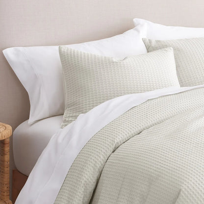 GAIAM? Relax Organic Cotton Waffle 3pc Comforter Set