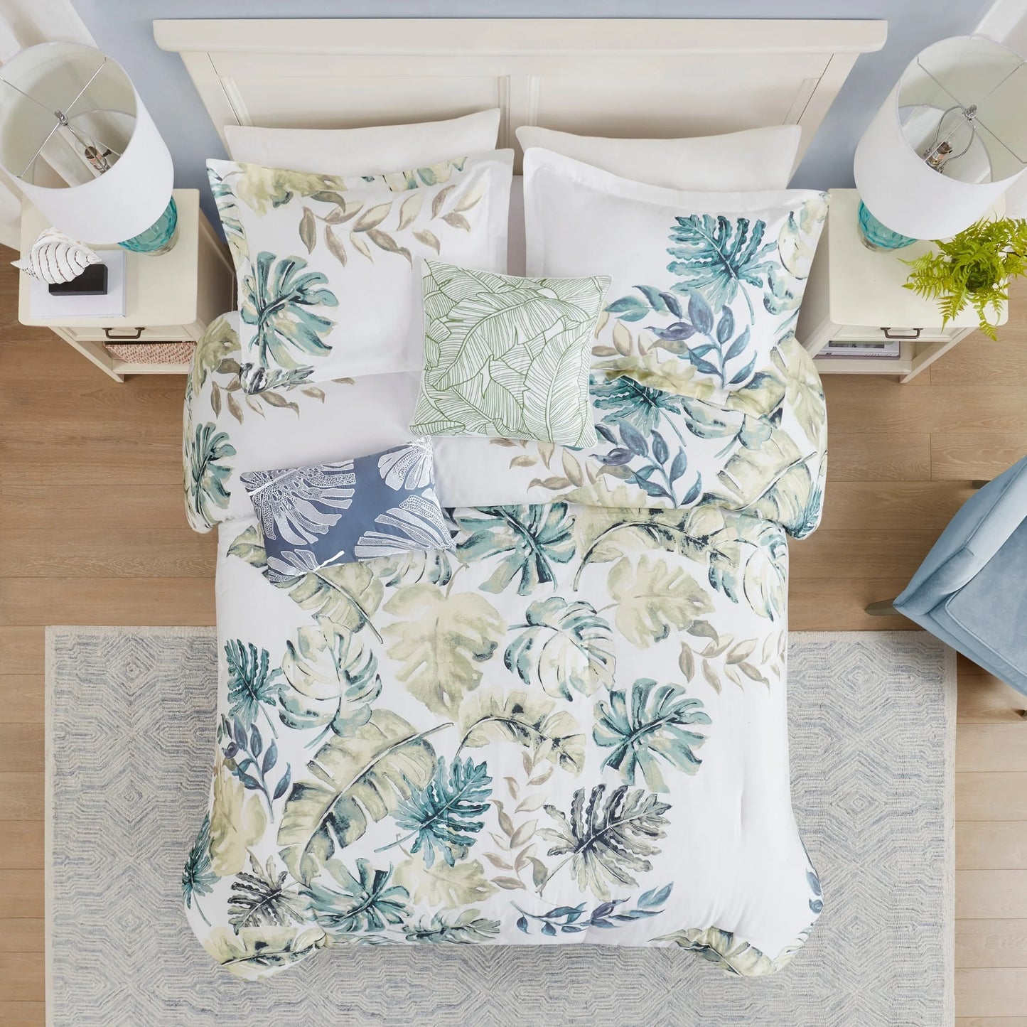 Harbor House Lorelai Multi Cotton Printed 6 Piece Comforter Set