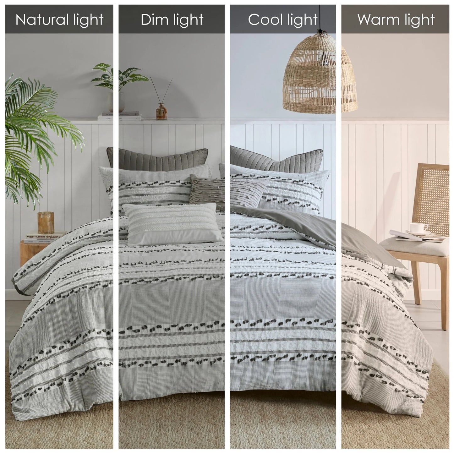 INK+IVY Lennon Organic Cotton Jacquard Comforter Set