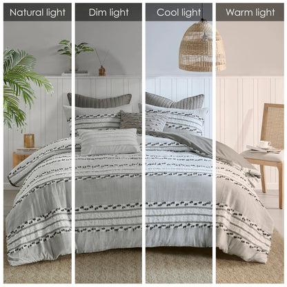 INK+IVY Lennon Organic Cotton Jacquard Comforter Set