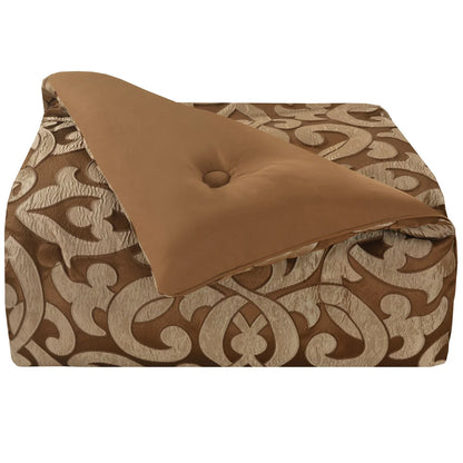 Five Queens Court La Boheme Copper Comforter Set