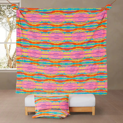 Cozy Rivers - Coma Inducer? Oversized Comforter Set - Sherbet