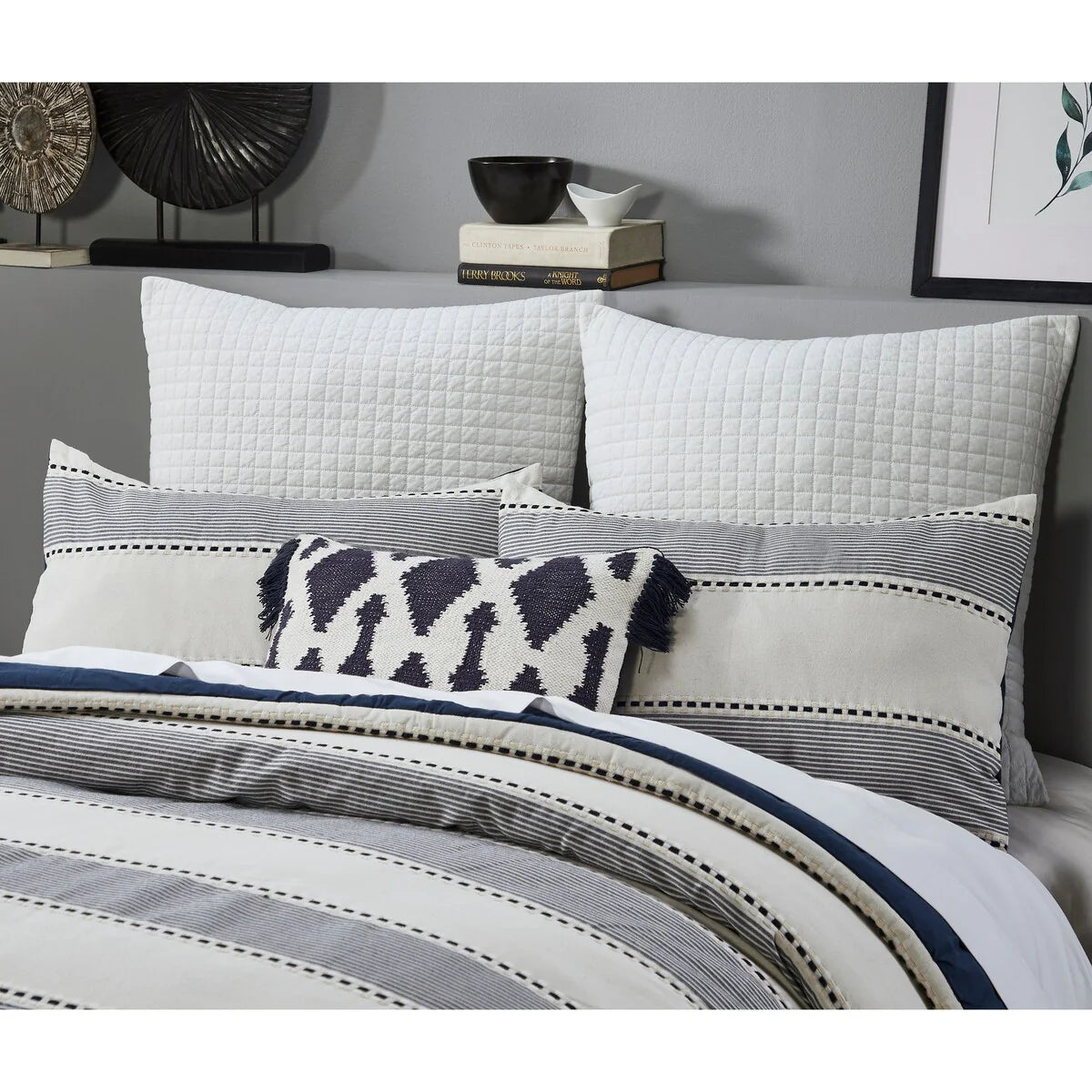 Better Trends Janson Collection Poly/Cotton Comforter Set with Sham - Absorbent, Moisture-Wicking, Machine Washable, Tumble Dry