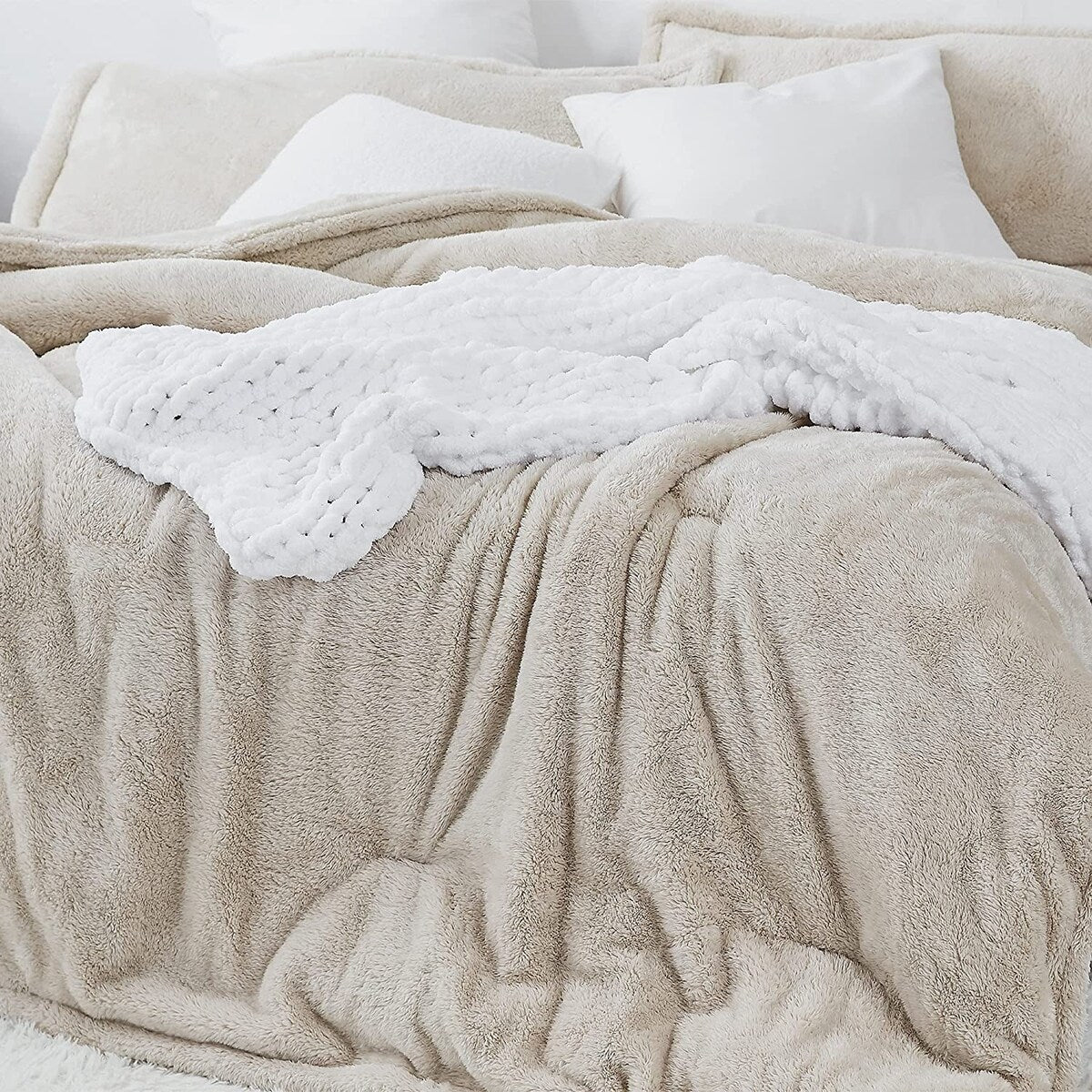 The Original Plush - Coma Inducer? Oversized Comforter - Natural Taupe