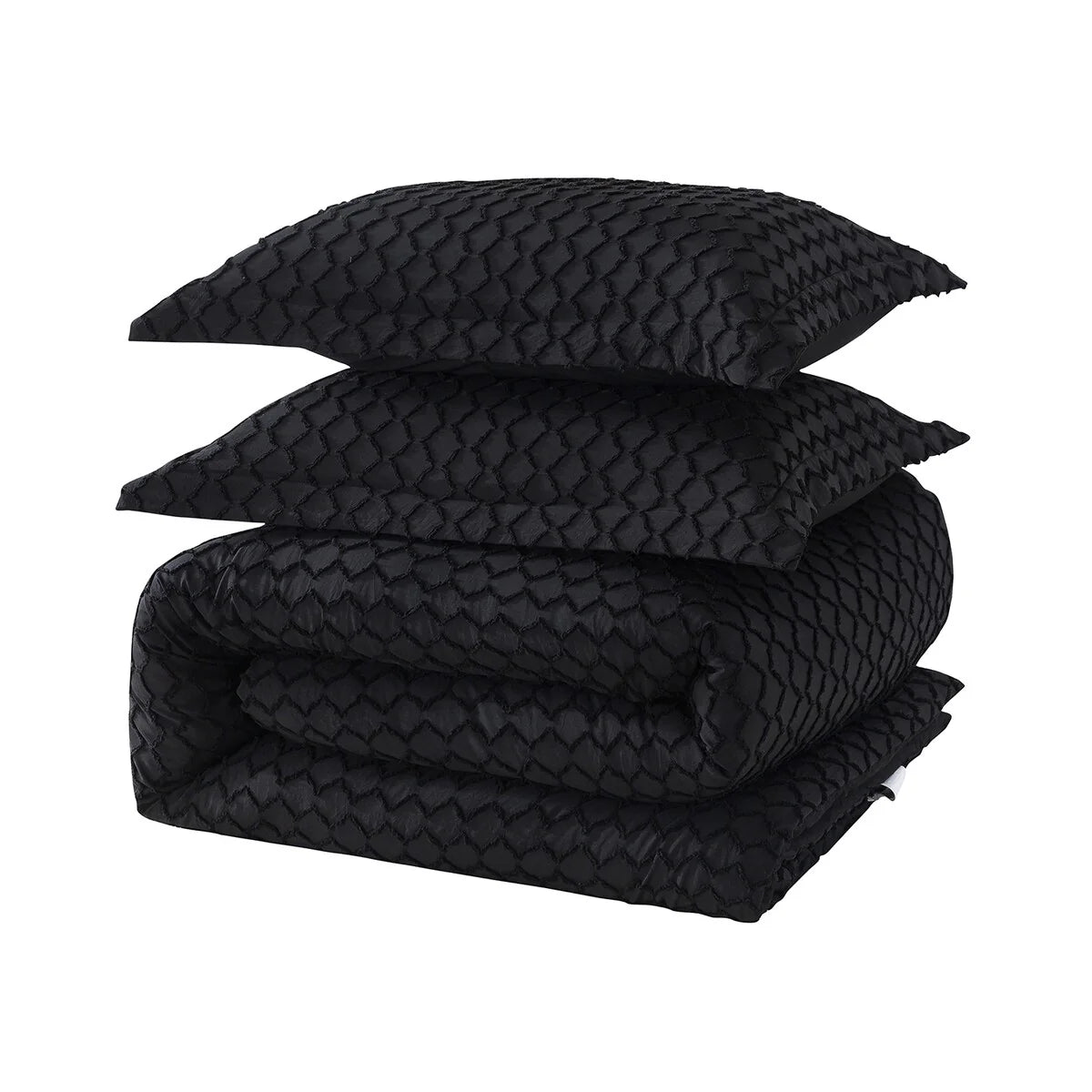 Boho Comforter Set,Tufted Design Bedding Set