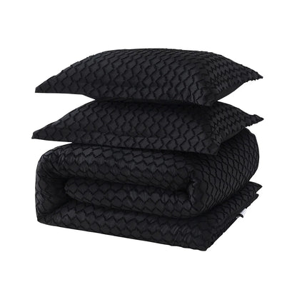 Boho Comforter Set,Tufted Design Bedding Set