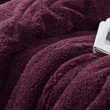 Unfluffin Believable - Coma Inducer? Oversized Comforter Set - Burgundy