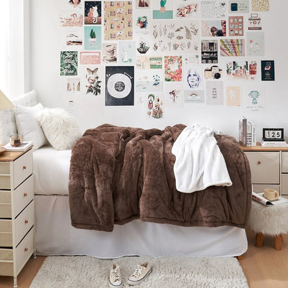 The Original Plush - Coma Inducer? Oversized Comforter - Pine Bark