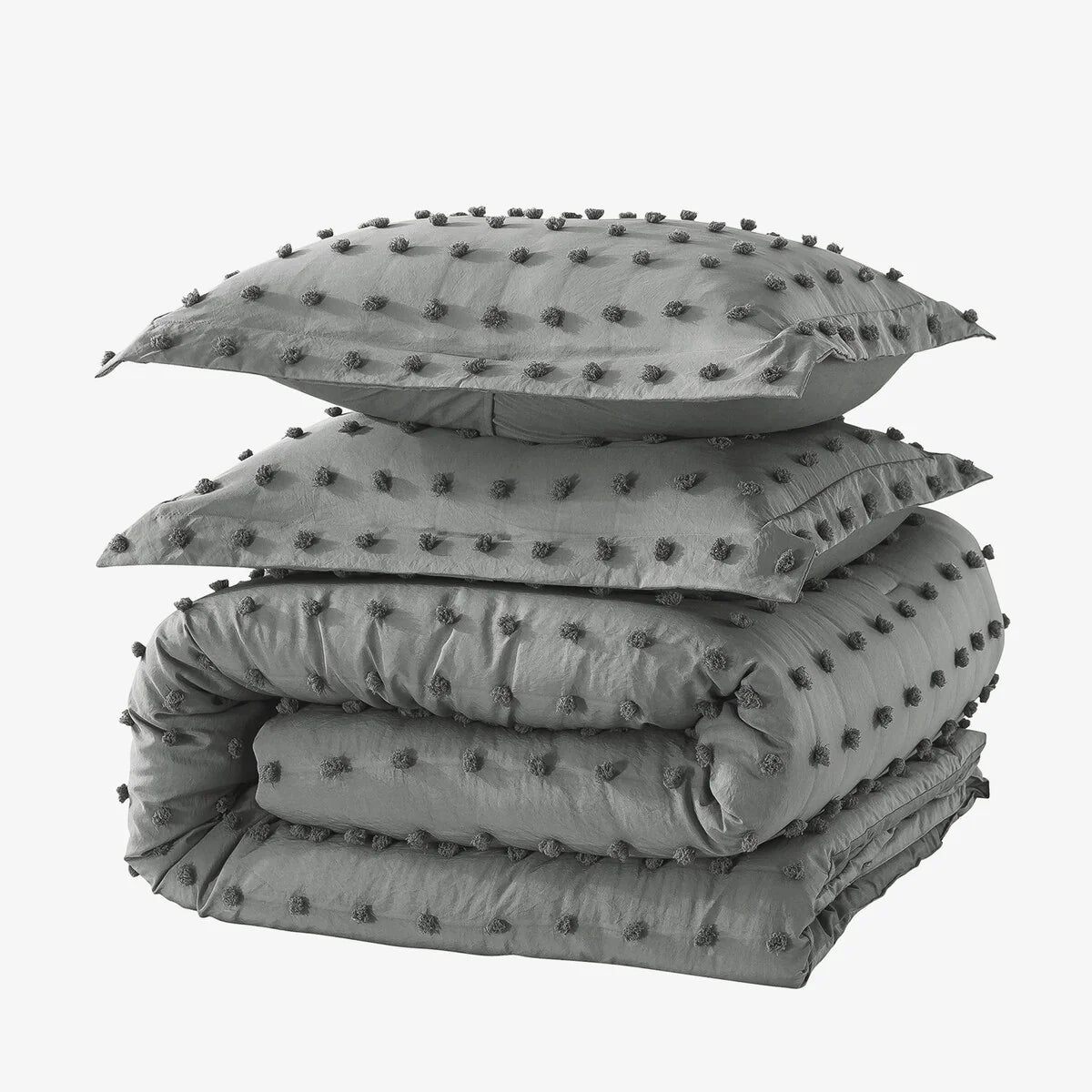 Tufted Design Jacquard Comforter Set
