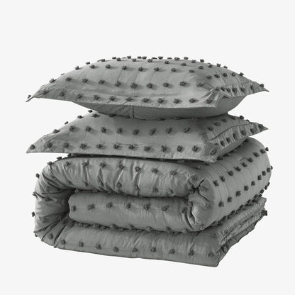 Tufted Design Jacquard Comforter Set