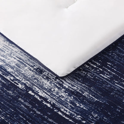 Vince Camuto Lyon Two-tone Brushstroke Comforter Set