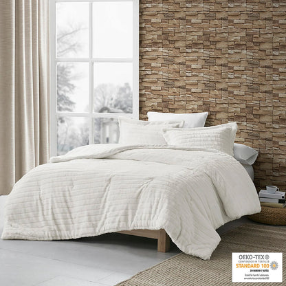 Madison Park Eve Faux Fur Comforter Set
