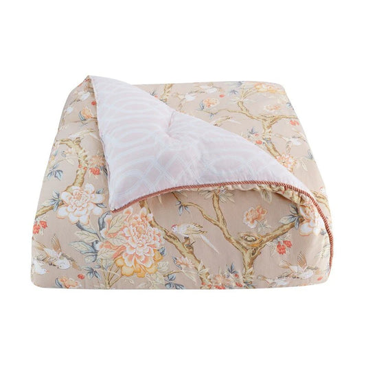 Waverly Mudan 100% Cotton Queen 4pc Comforter Set