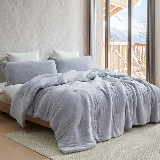 Sweater Weather? - Coma Inducer? Oversized Comforter Set - Nightfall Navy Snow