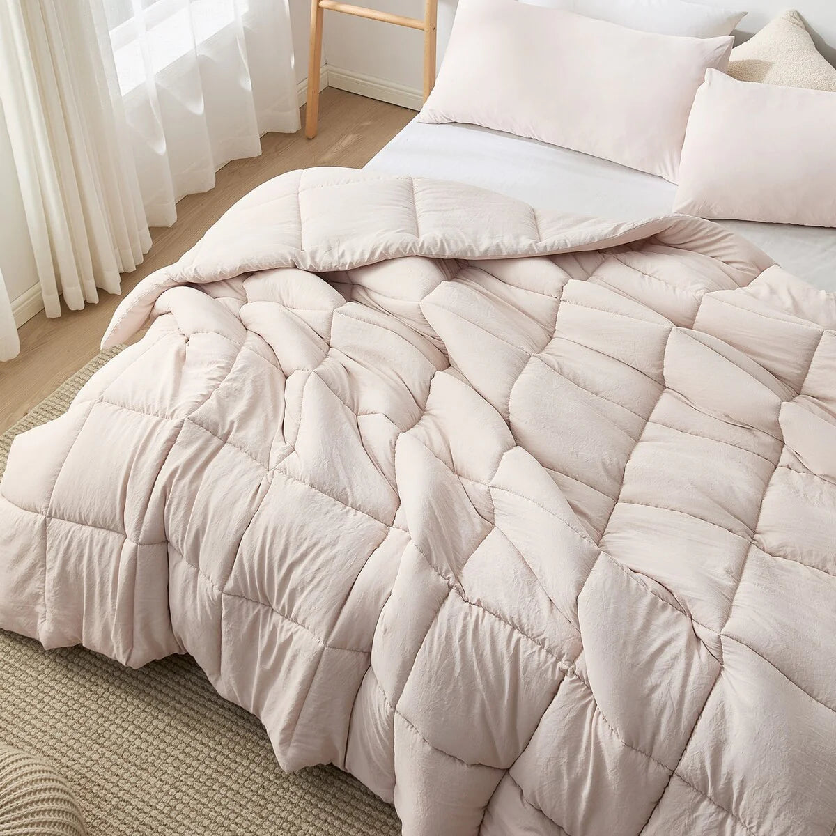 Beachfront Avenue? - Coma Inducer? Oversized Cooling Comforter Set - Gray Taupe