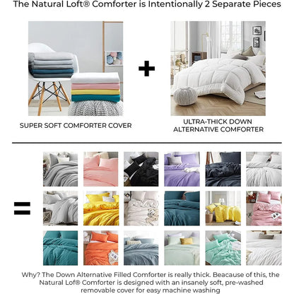 Porch & Den Arlinridge Comforter Set - Farmhouse White