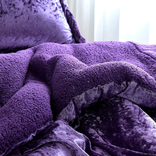 Velvet Crush - Coma Inducer? Oversized Comforter Set - Purple Reign