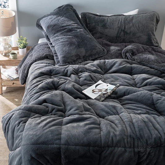 DG OG Chunky Bunny - Coma Inducer? Comforter Set - USA Lightweight Filled - Steel Gray