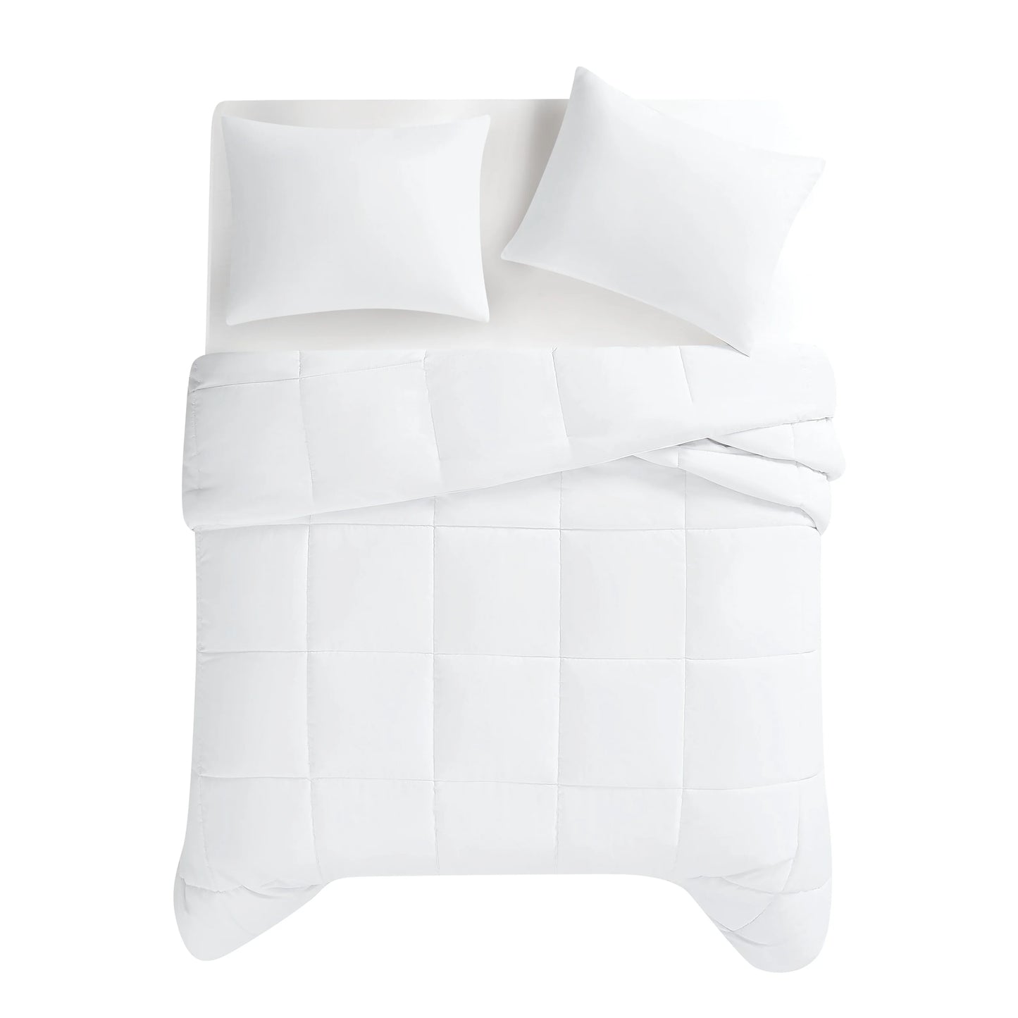 Truly Soft Green Recycled Solid Comforter Set