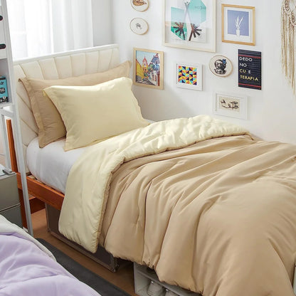 Dorm Haul? - Cozy College Comforter Set - Twin XL Reversible Bedding