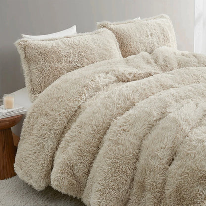 Lion Mane - Coma Inducer? Oversized Comforter Set - Creamy White