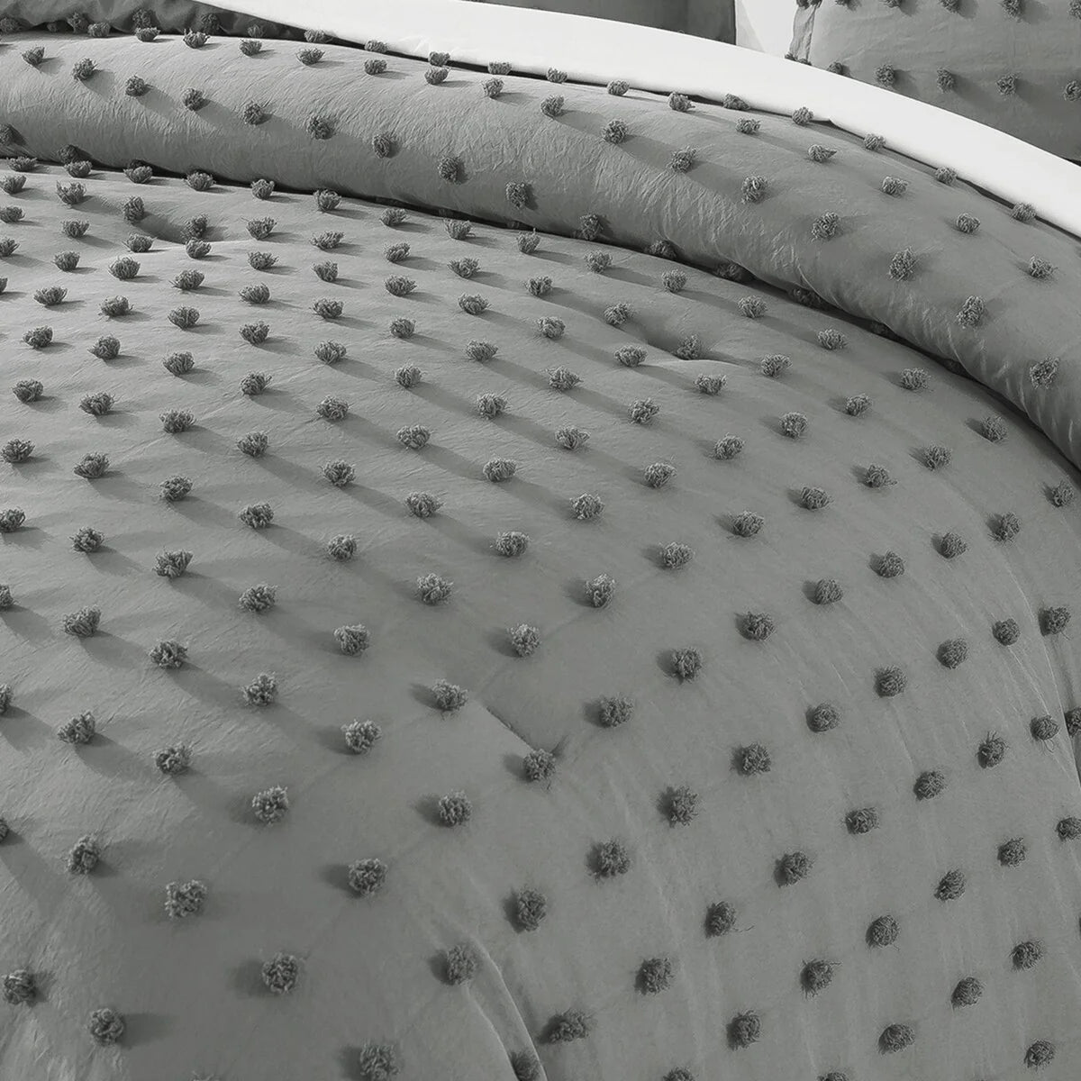 Tufted Design Jacquard Comforter Set
